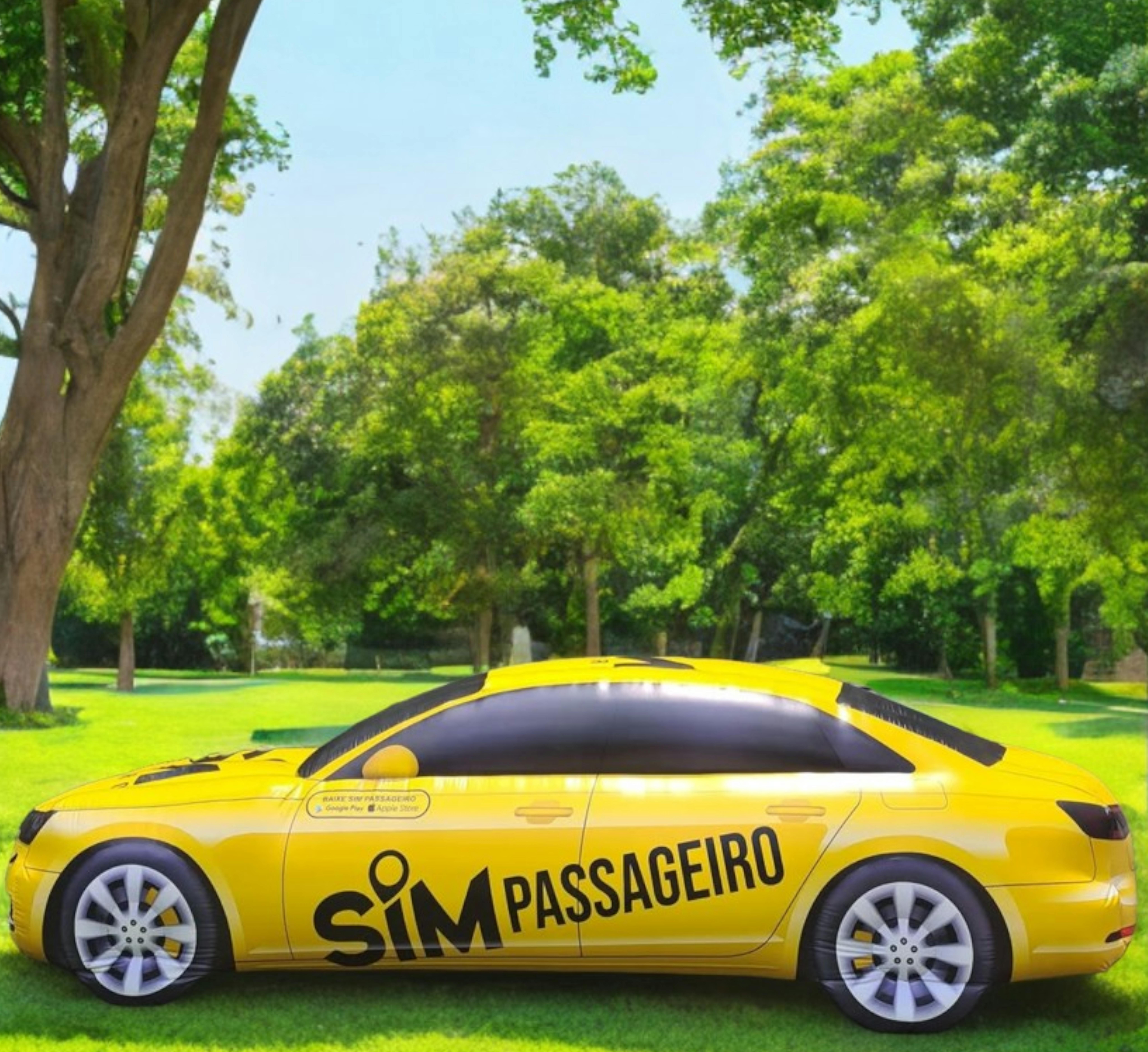 Carro replica inflável 5 metros