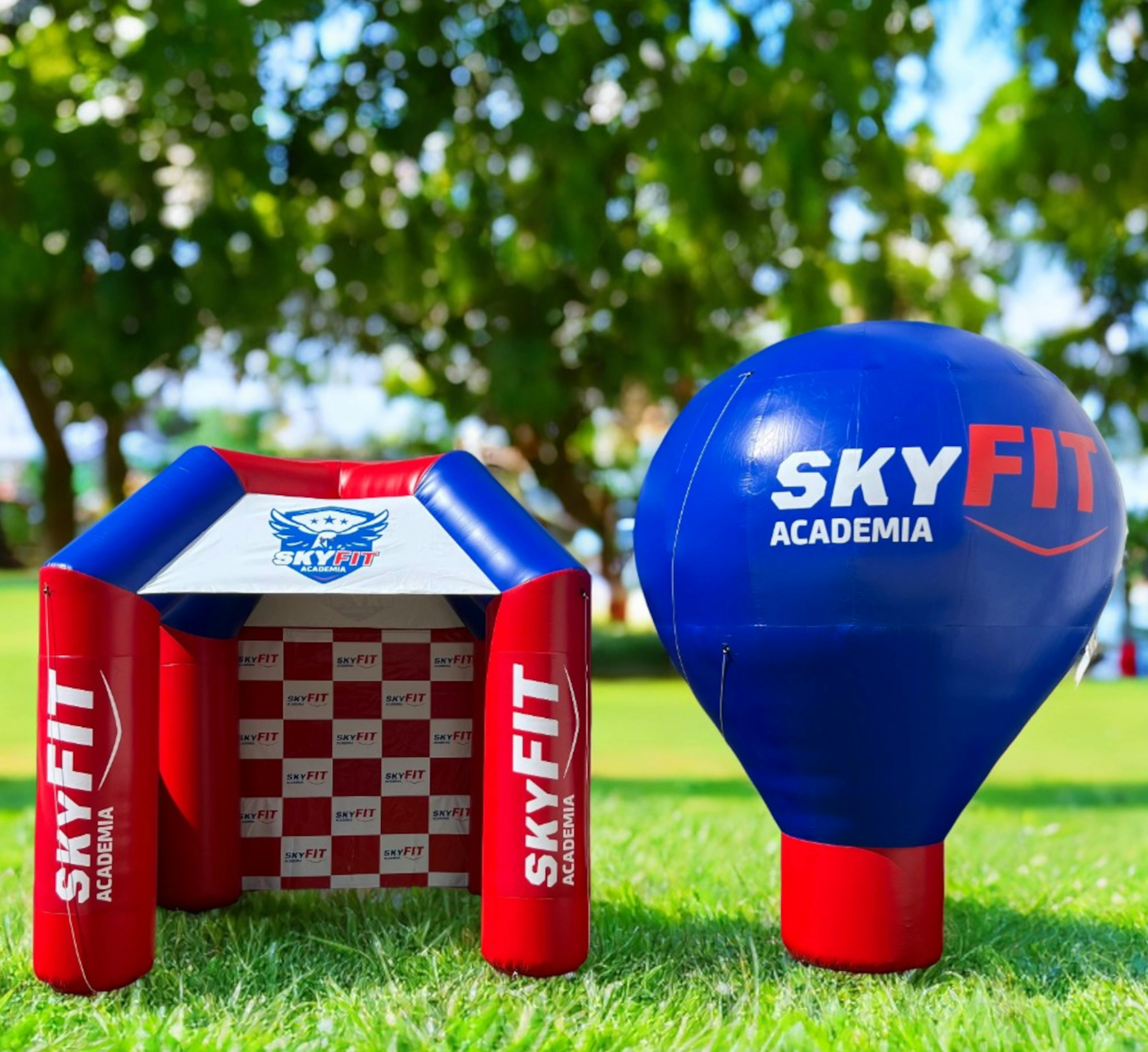 Kit inflavel Tenda 4x4 + Balão 4 metros 