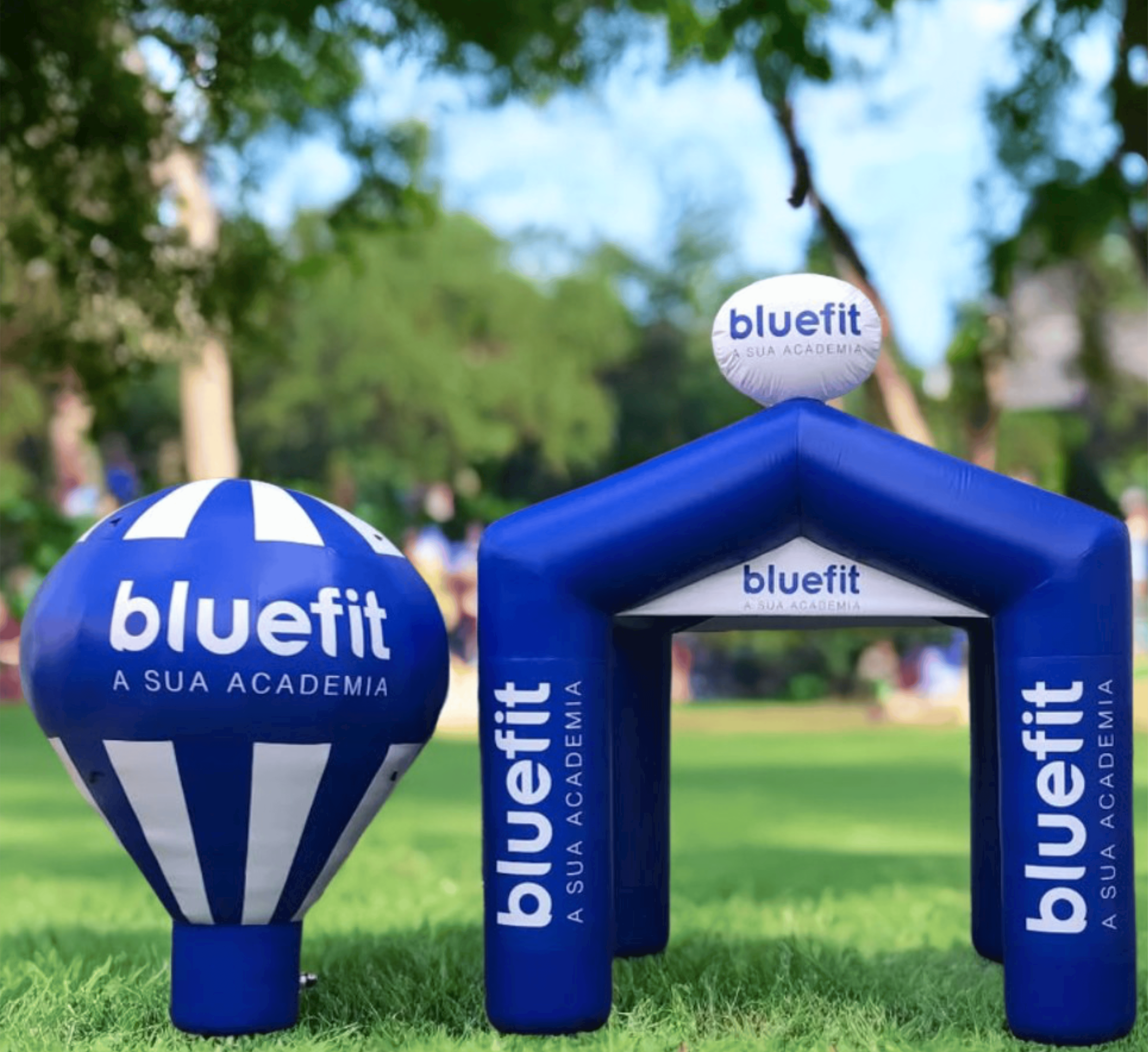 Kit inflavel Tenda 2.5 x 2.5 + Balão 2 metros