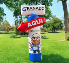 Totem inflavel 2 metros altura